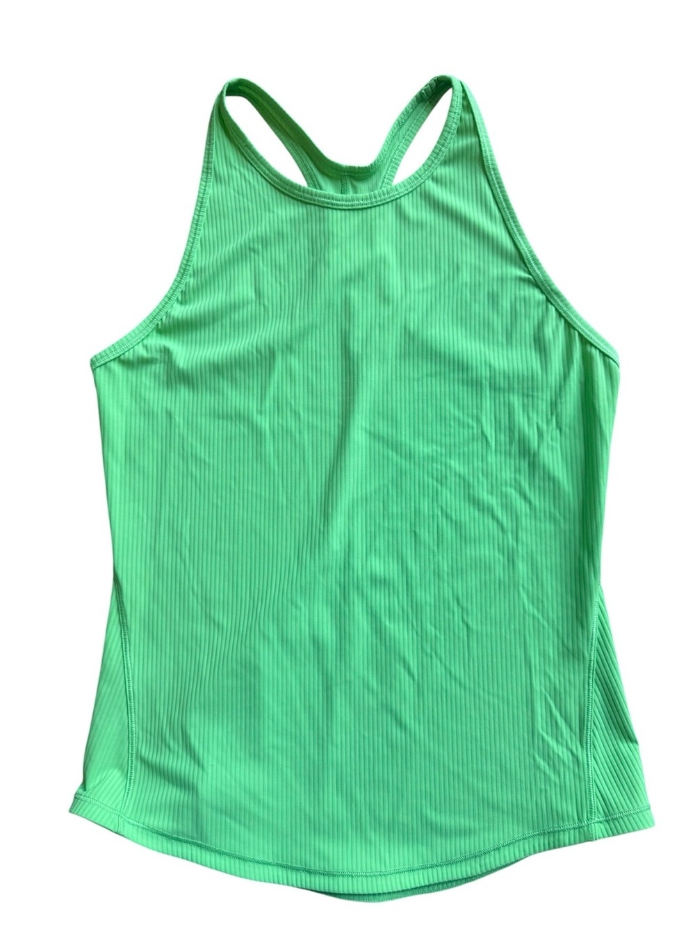 Lululemon Ribbed Tank Neon Green 2 - Picture 7 of 9